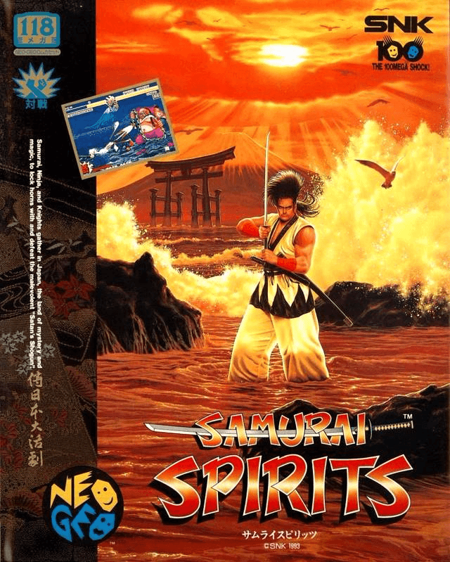 Samurai Spirits 4 box art for Neo Geo AES